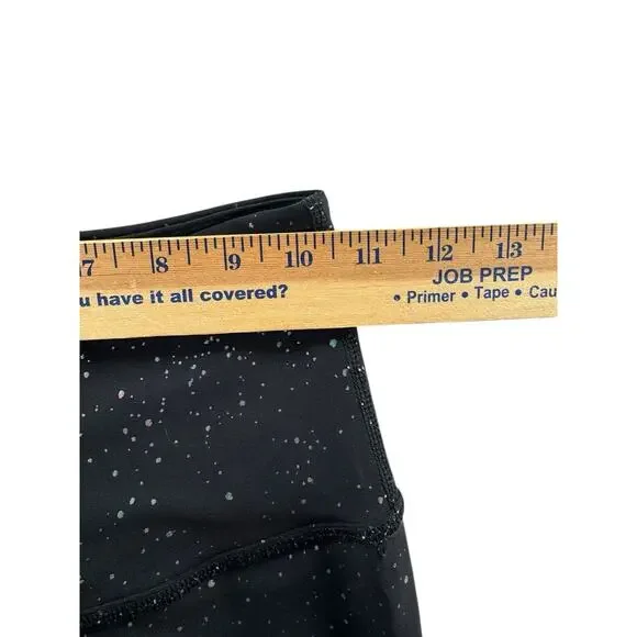 Beyond Yoga Alloy Ombre High Waisted Midi Leggings Size S Black Silver Metallic - Picture 4 of 10